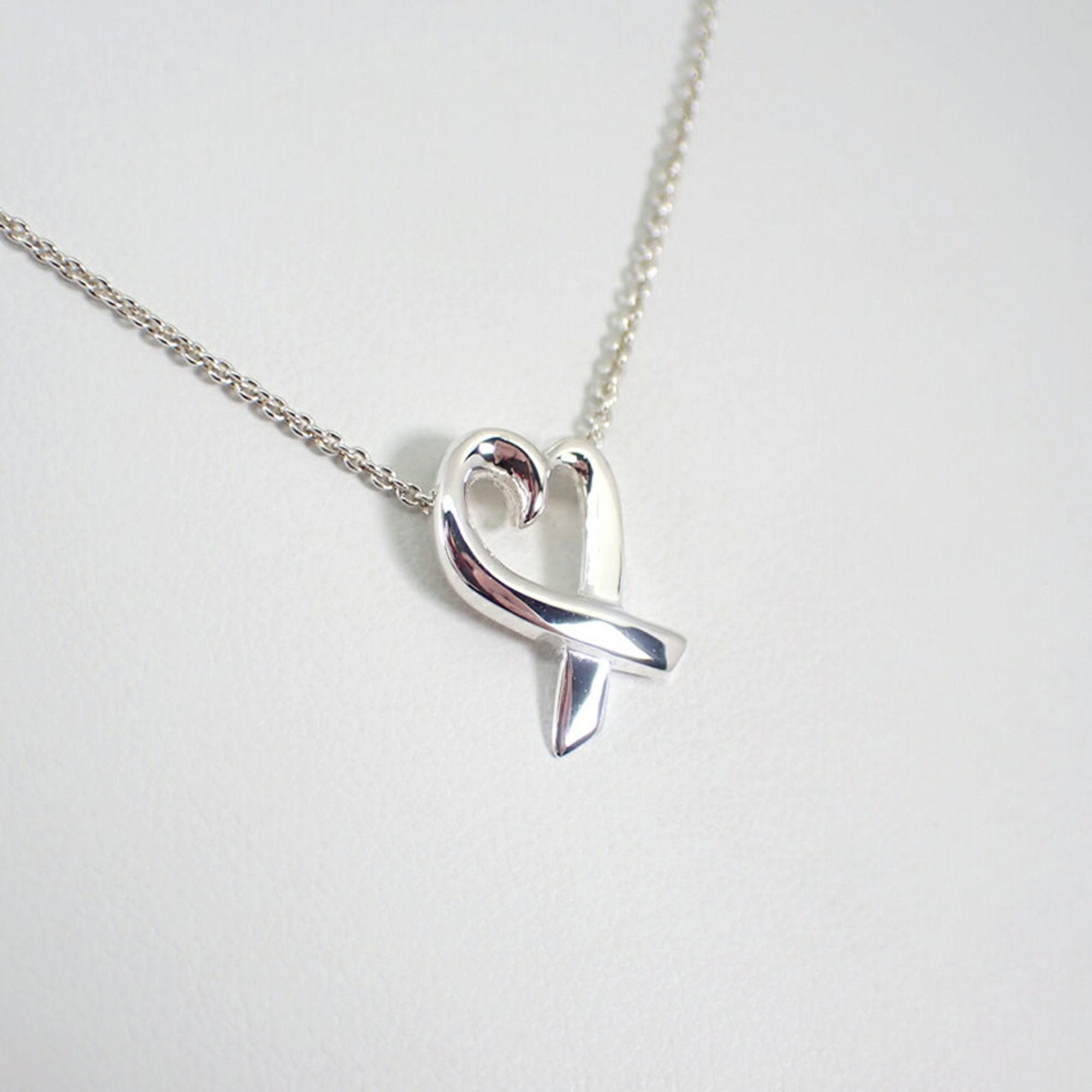 Loving Heart Pendant Necklace Sterling Silver