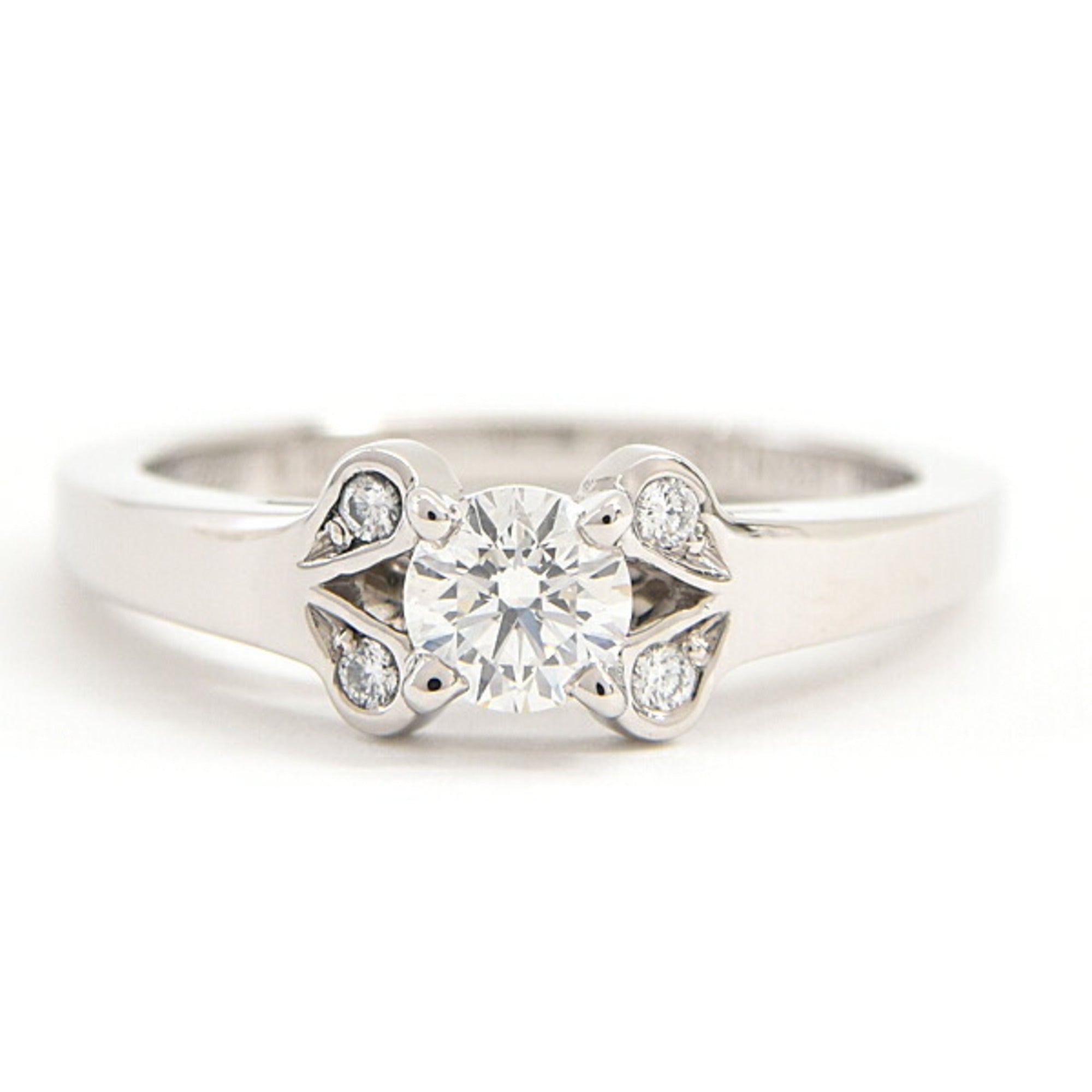 Band Ring Platinum With Diamond