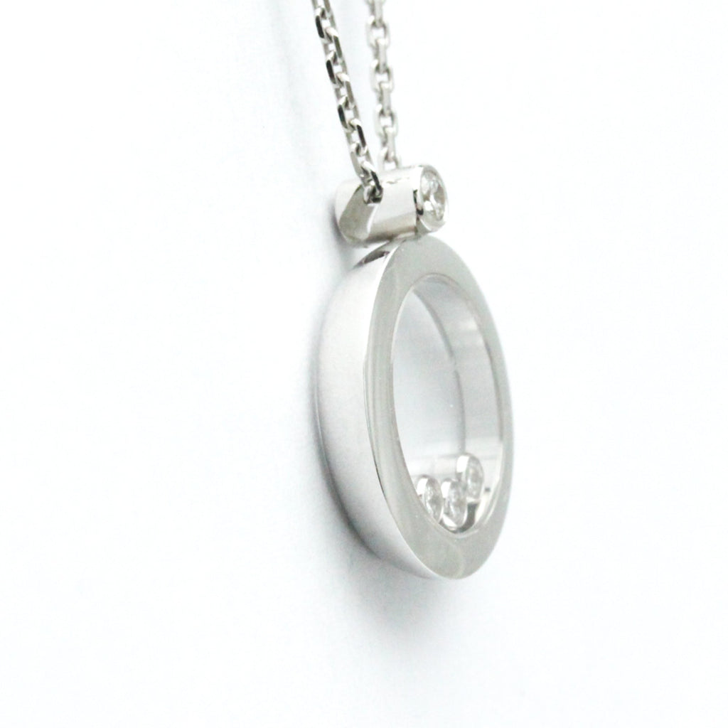 Pendant Necklace 18K White Gold with Diamond