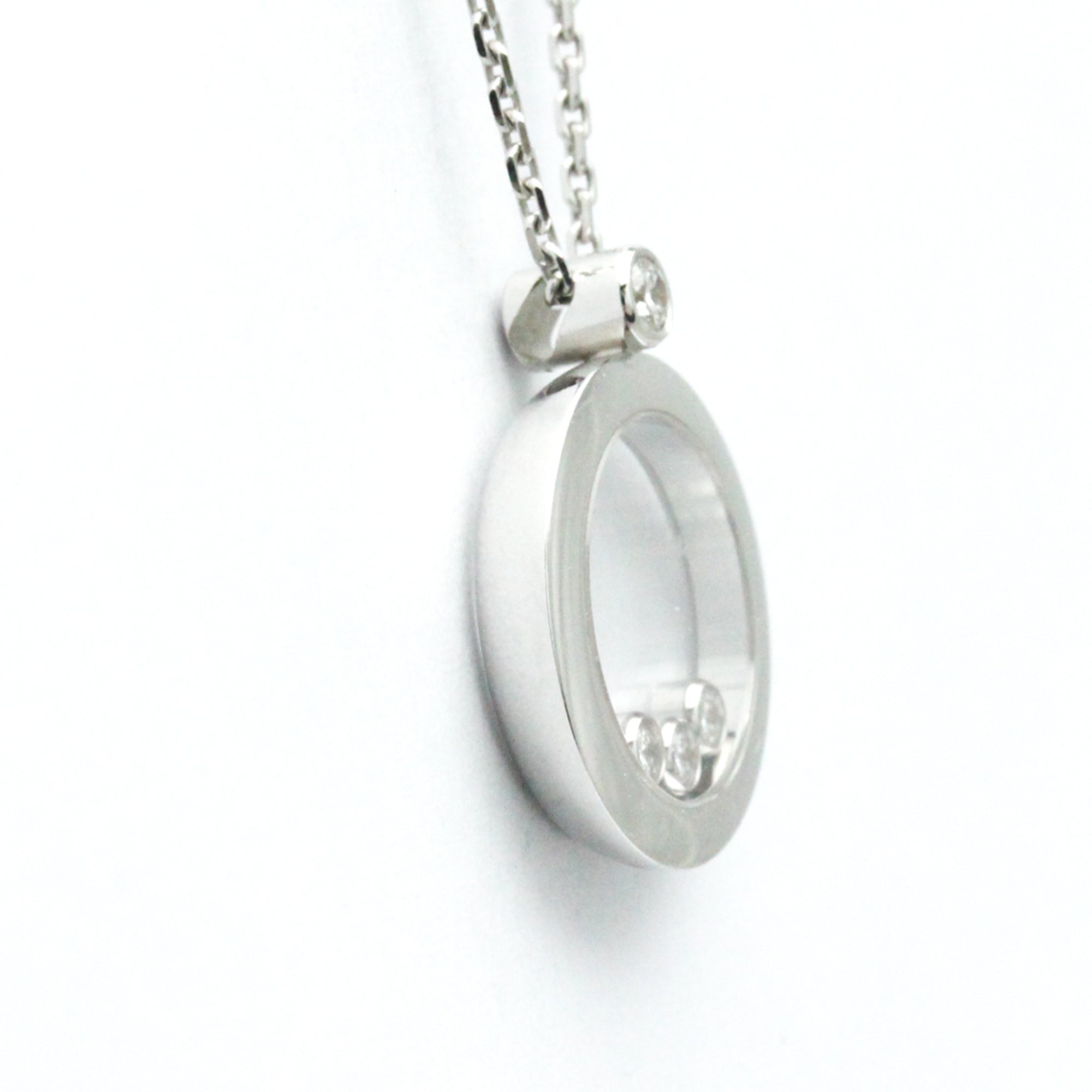 Pendant Necklace 18K White Gold with Diamond