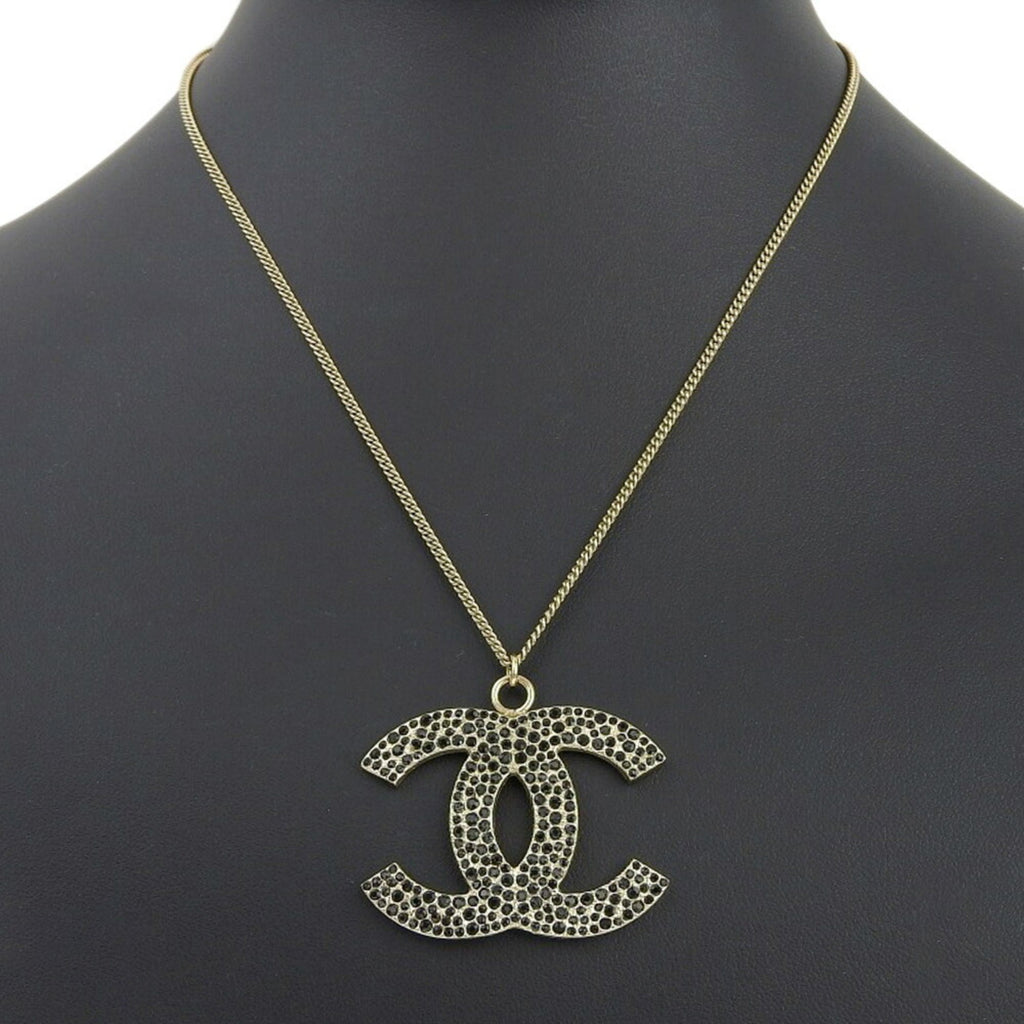 CC Logo Pendant Necklace Metal