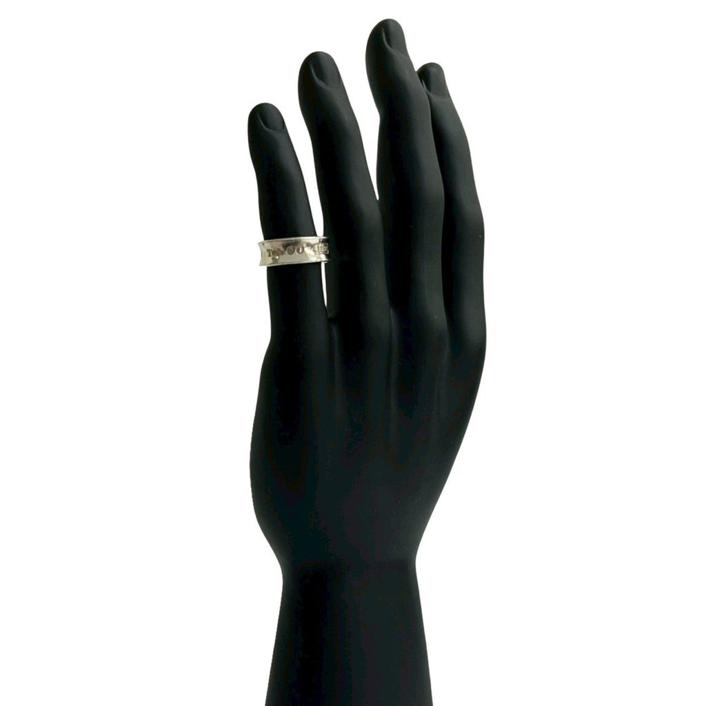 Narrow Engraved Ring Sterling Silver