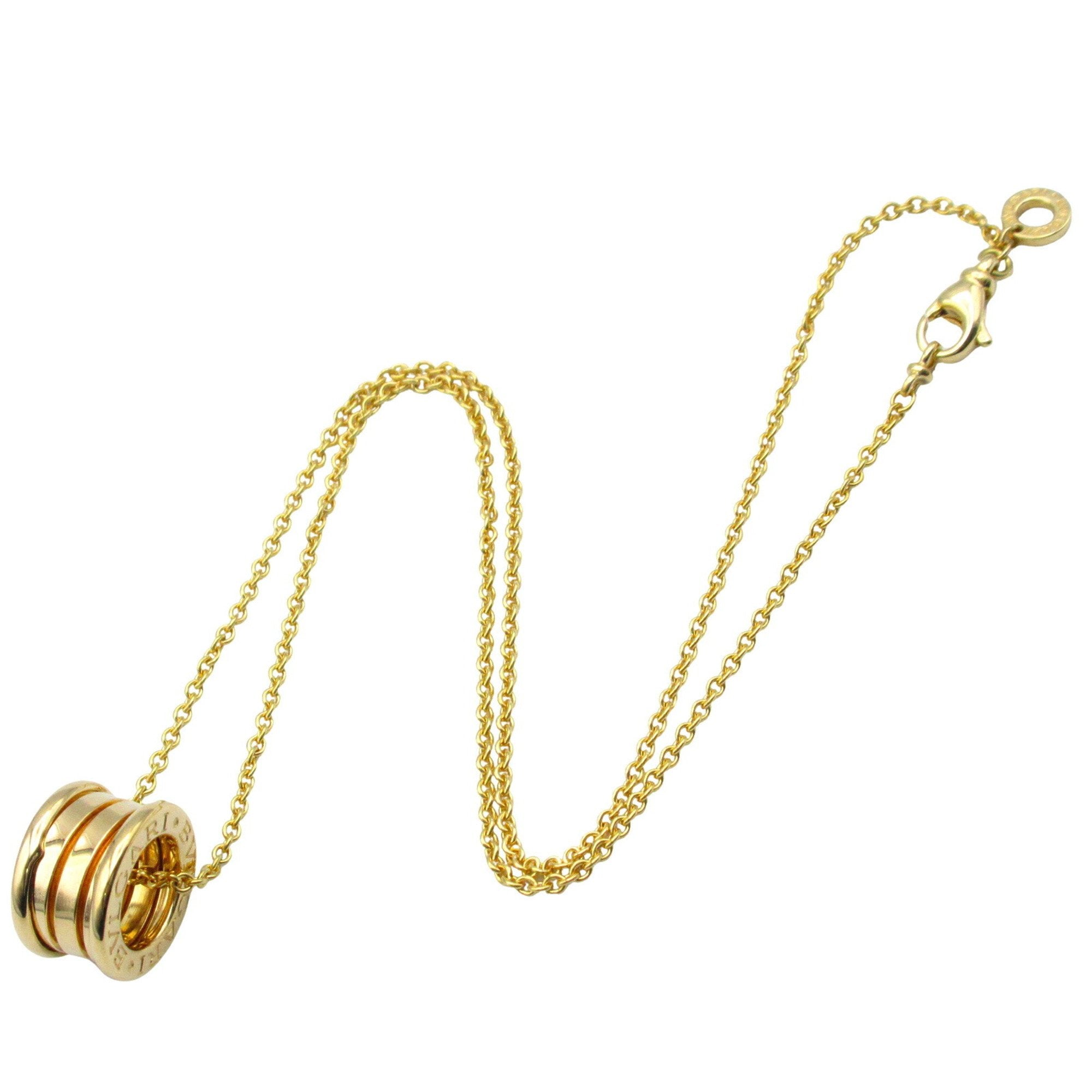 B.Zero1 Pendant Necklace 18K Yellow Gold