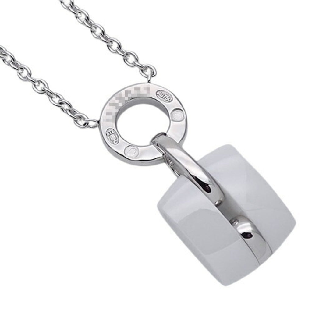 Pendant Necklace 18K White Gold with Diamond