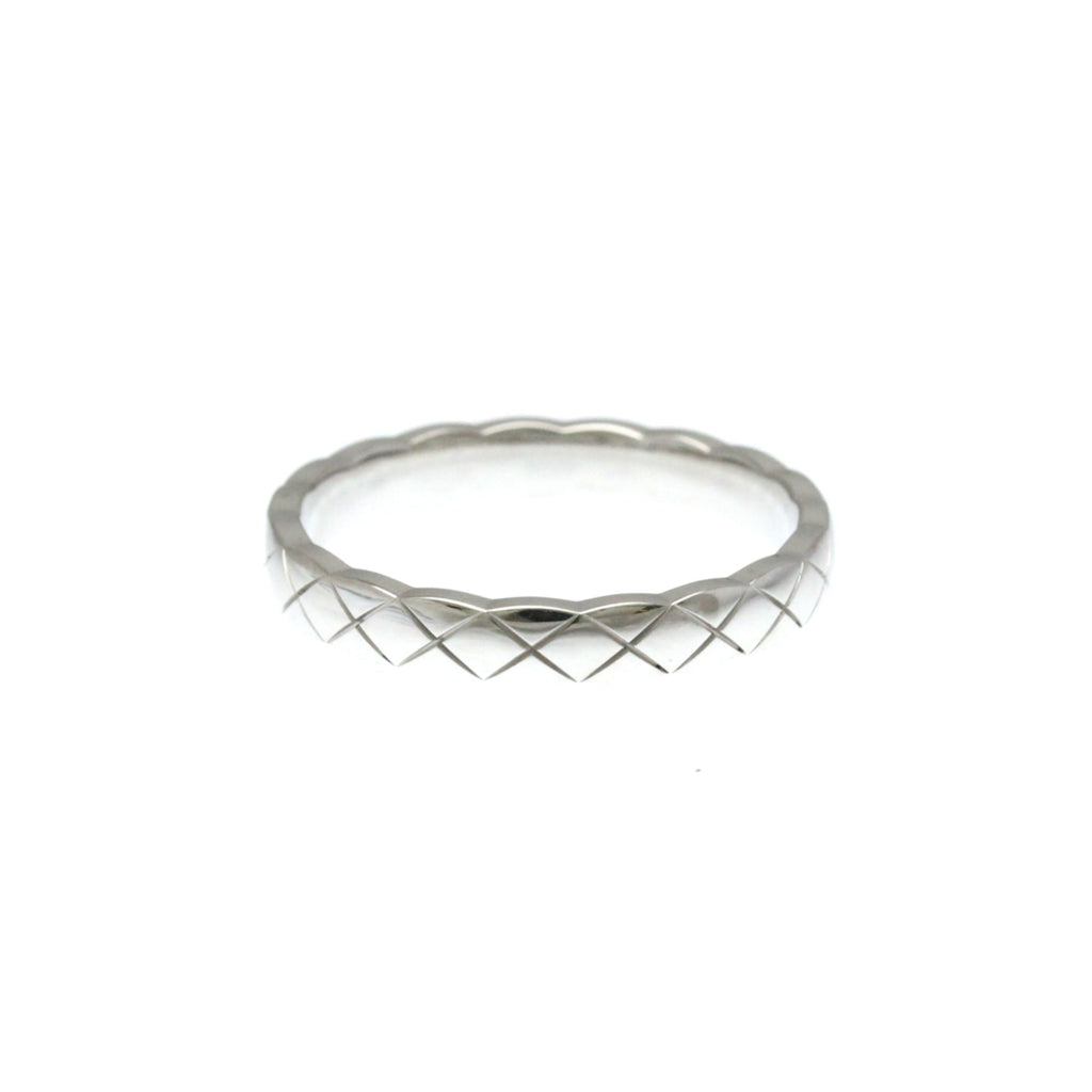 Coco Crush Ring 18K White Gold Mini