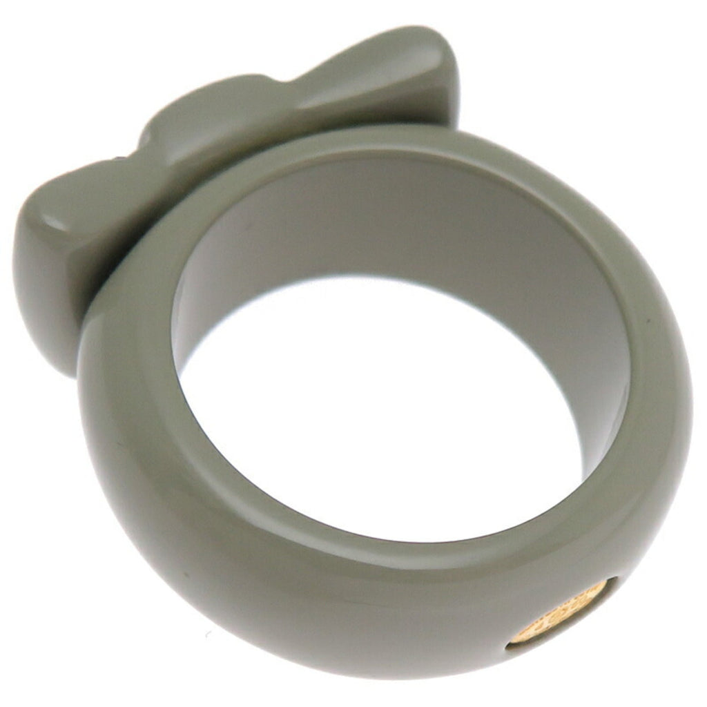 Rhinestone Ring Dark Gray