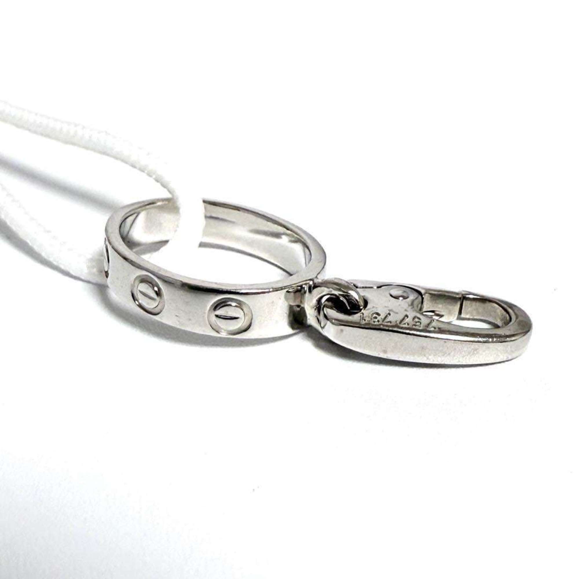 Love Pendant Necklace Metal and 18K White Gold