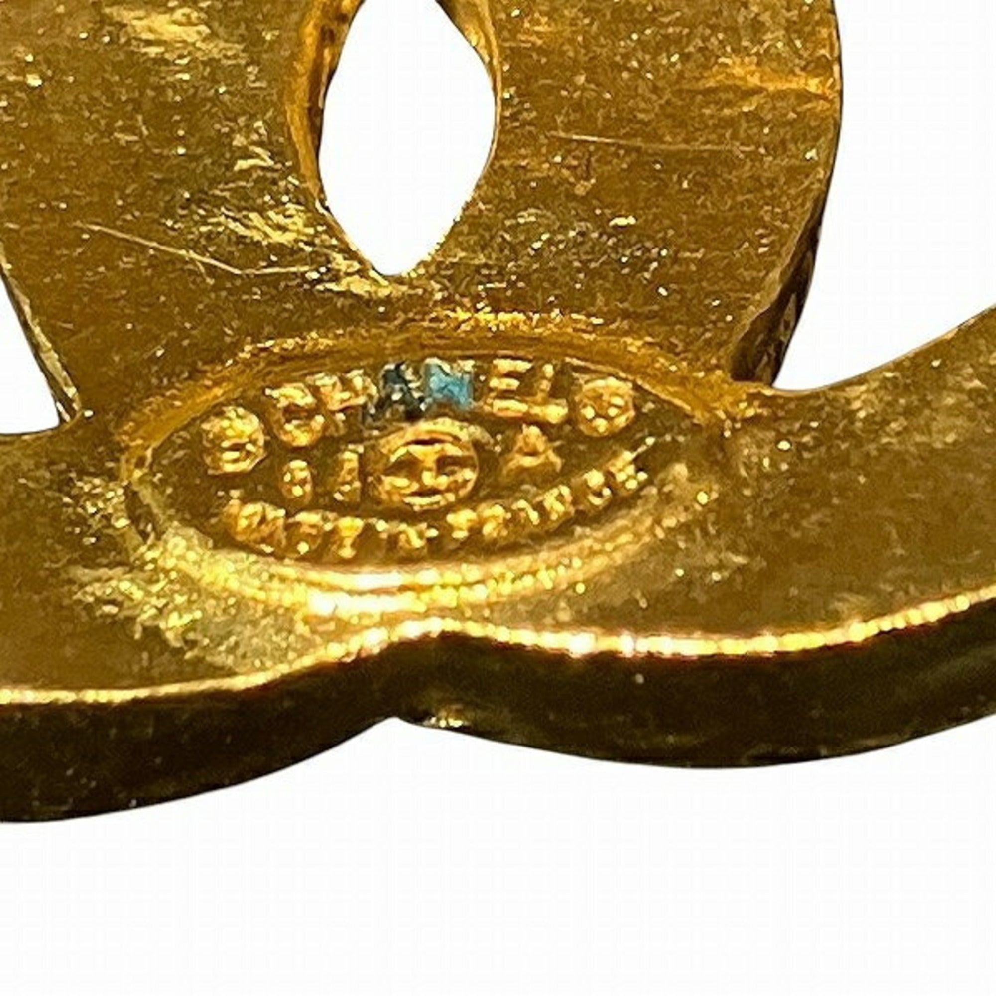 CC Logo Brooch Metal