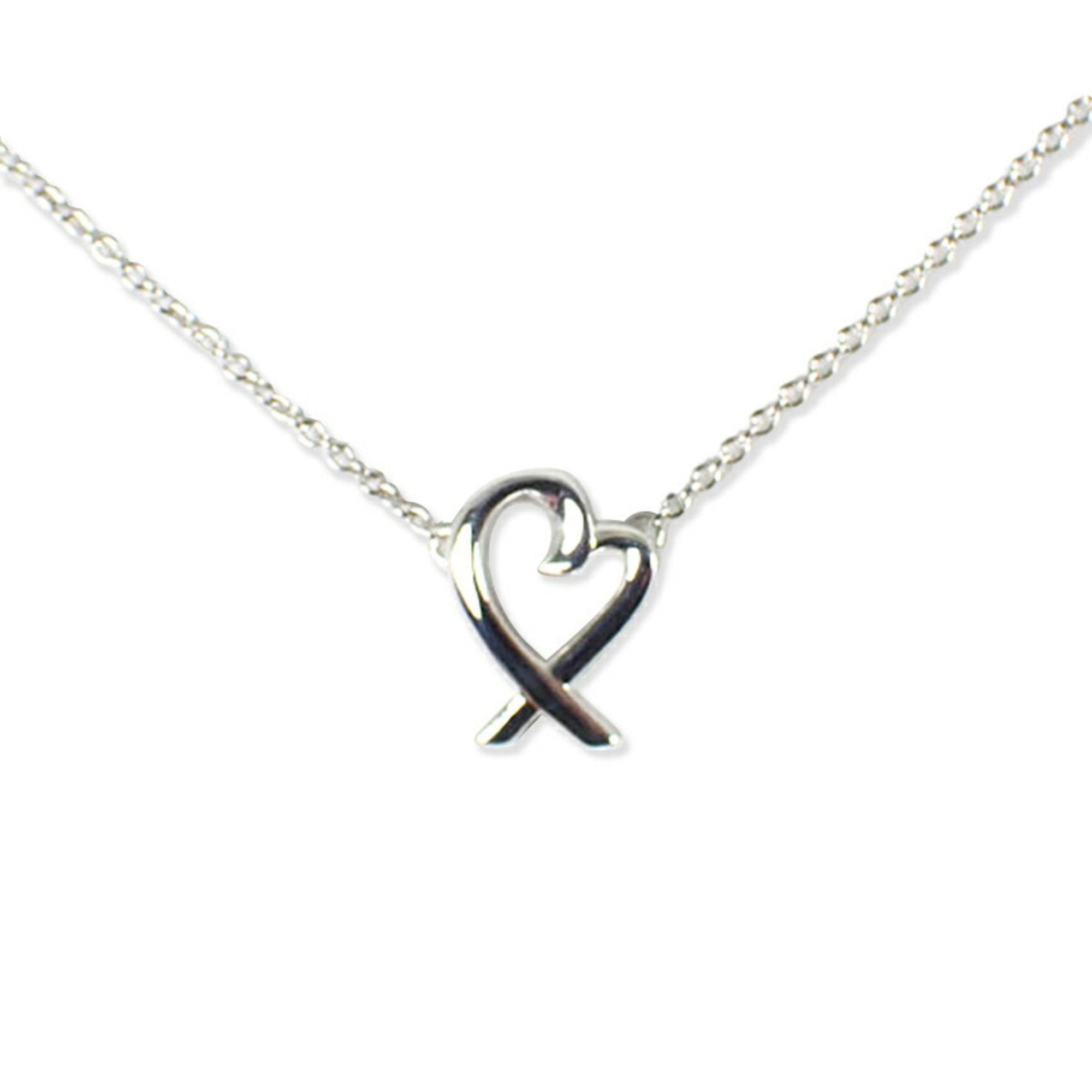 Loving Heart Pendant Necklace Sterling Silver
