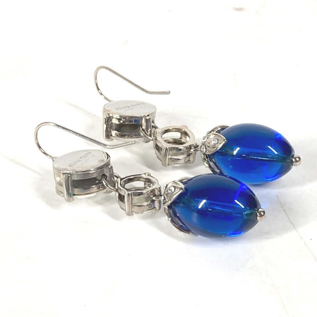 Earrings Rhinestone Silver-Tone Metal