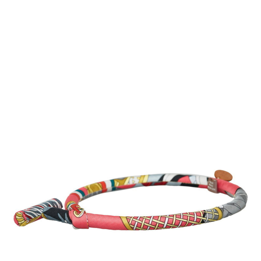 Bride de Soie Necklace Silk Multi Color Pink