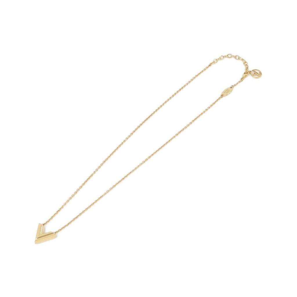 Essential V Pendant Necklace Gold