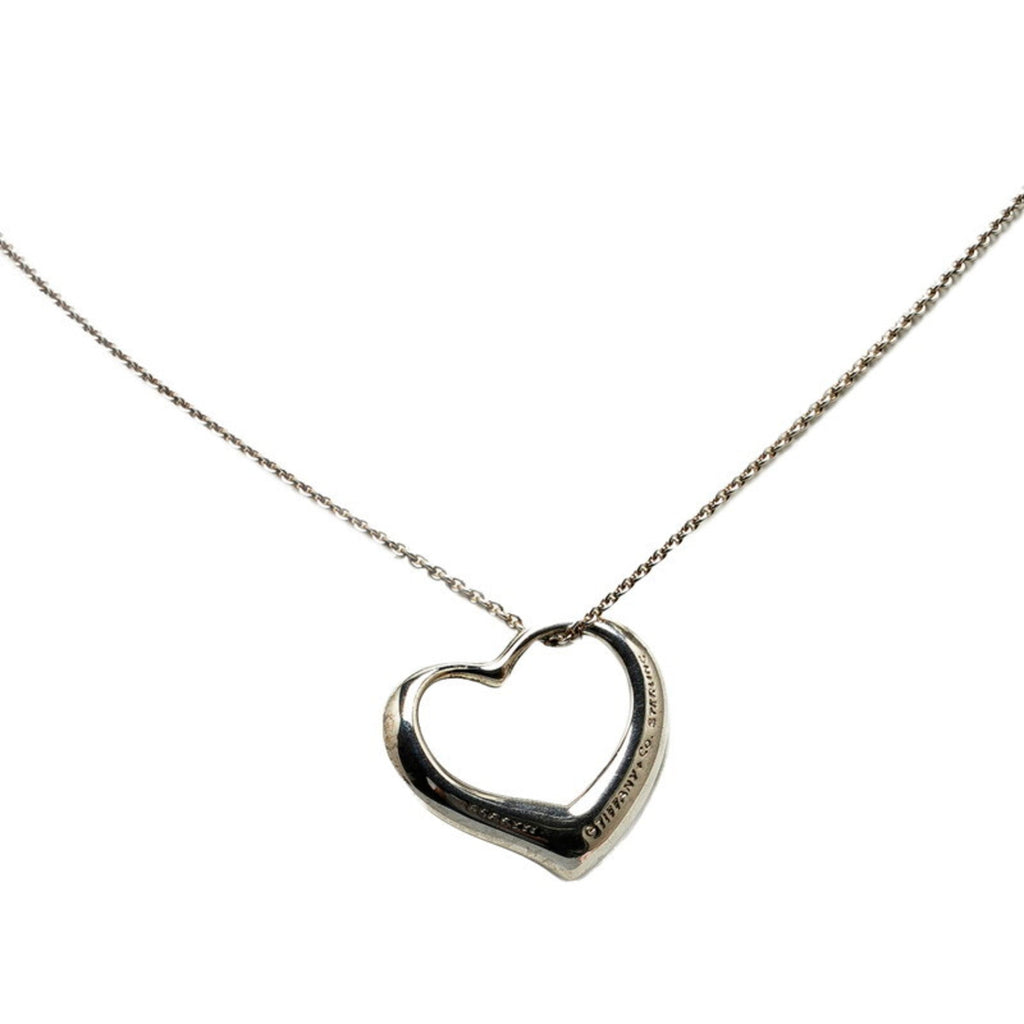 Heart Pendant Necklace Sterling Silver