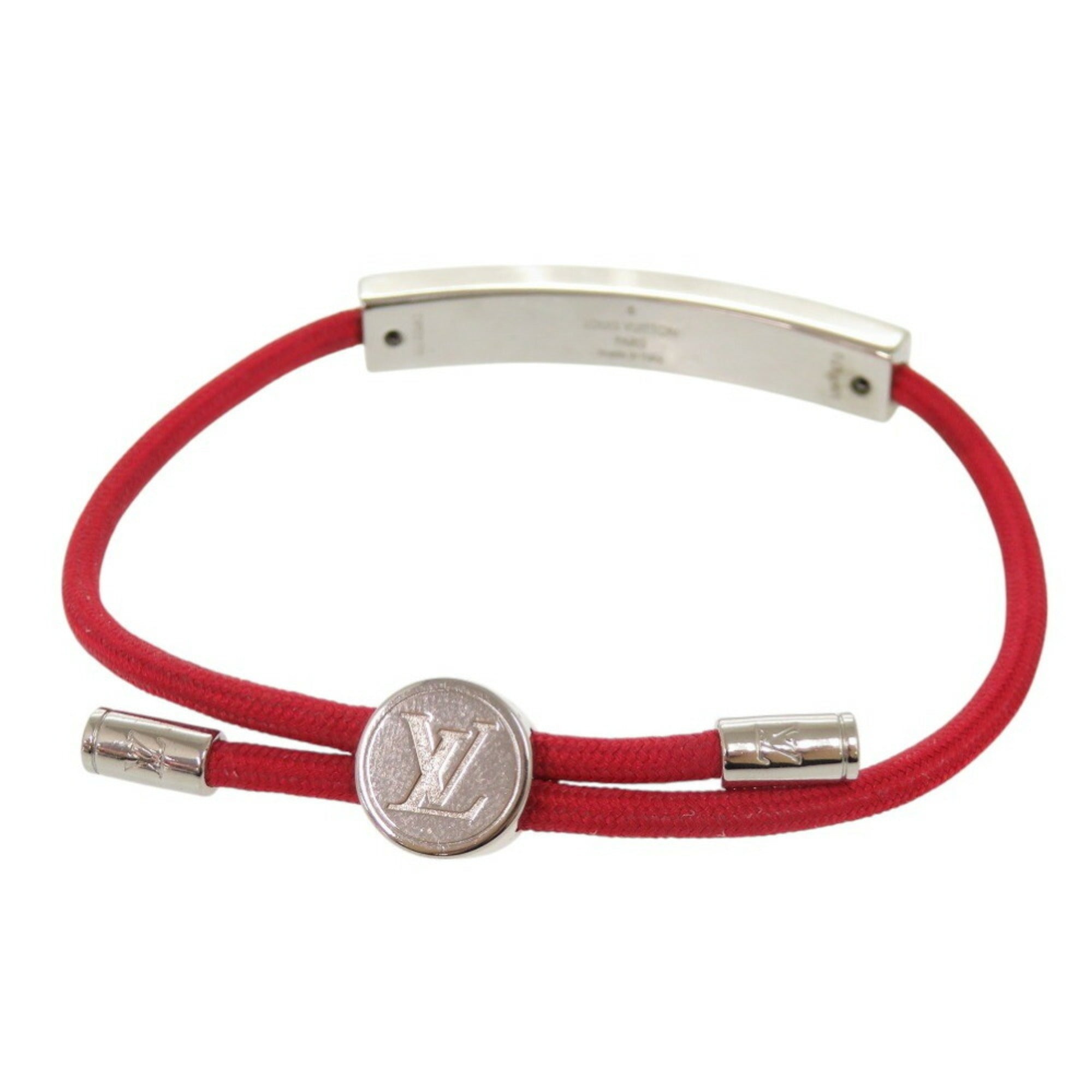 Charm Bracelet Metal Red and Silver