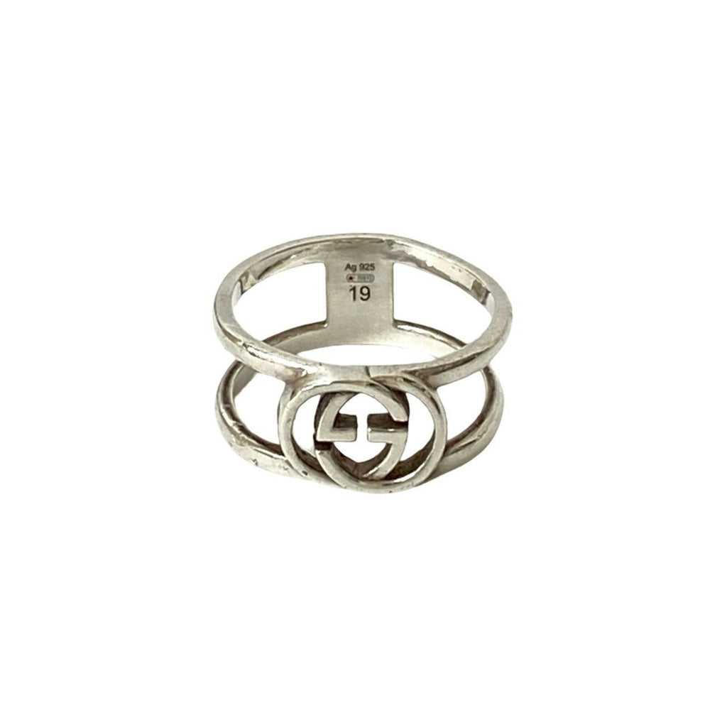 Interlocking G Ring Sterling Silver