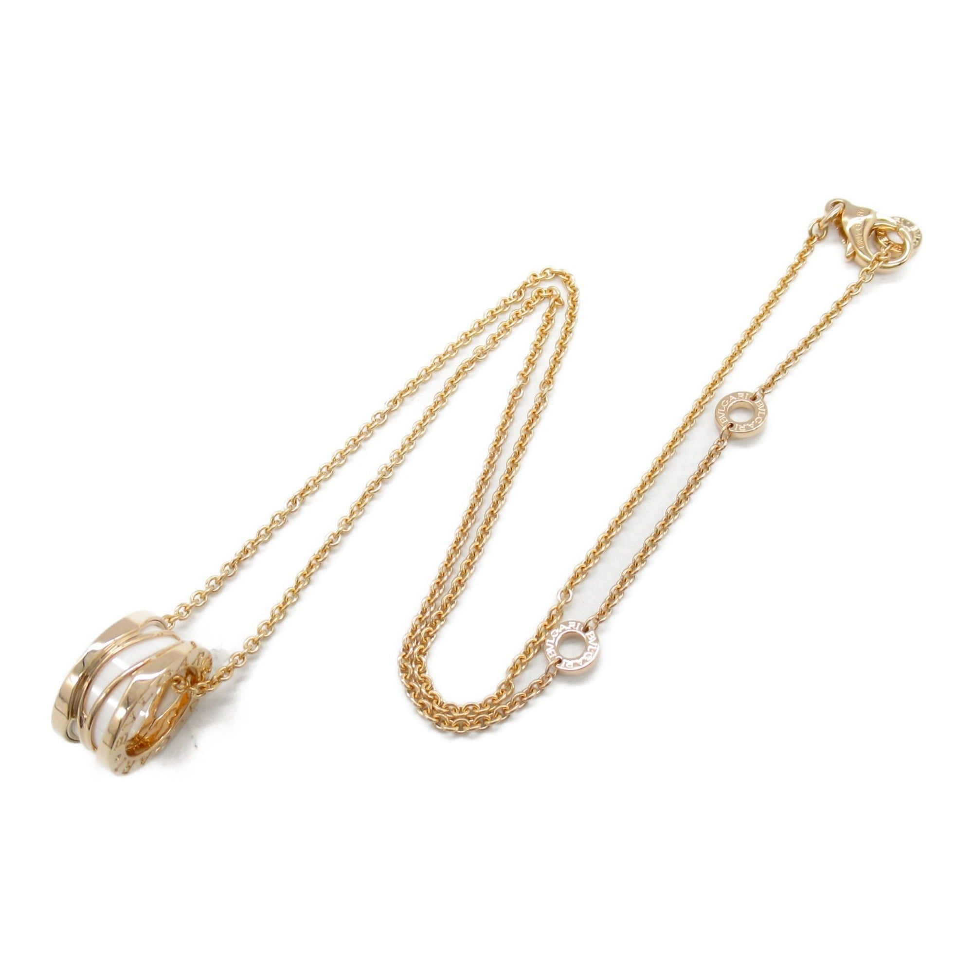 Pendant Necklace Ceramic and 18K Rose Gold