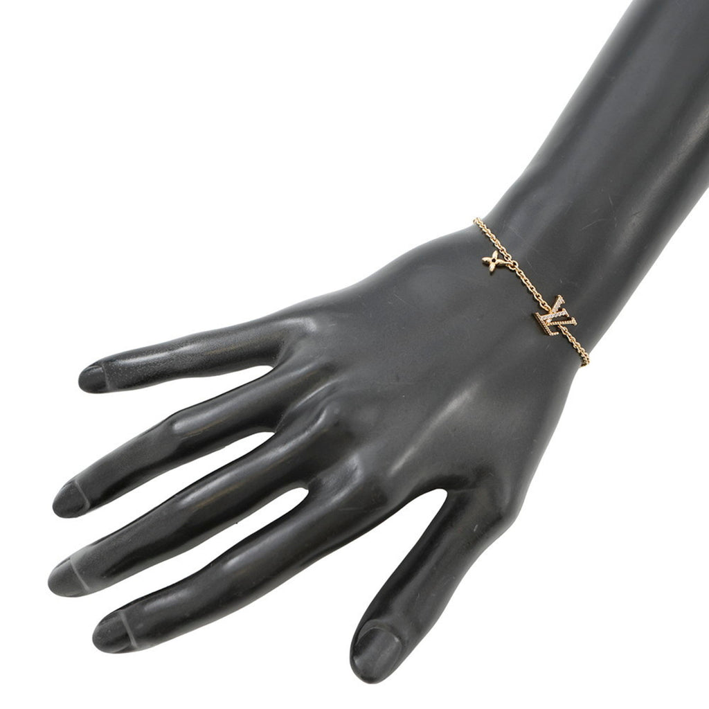 Bracelet Metal Gold and Rhinestone