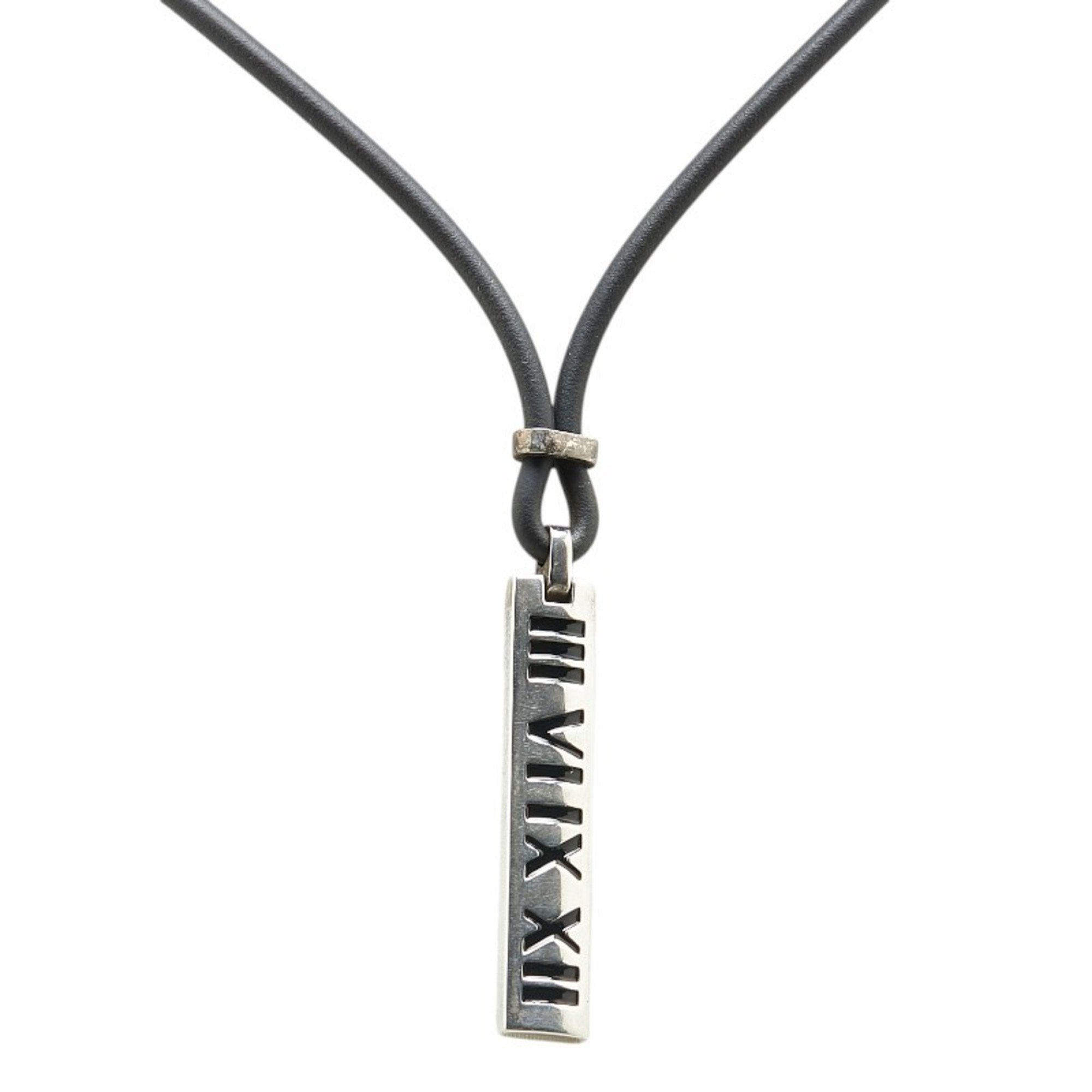 Atlas Pendant Necklace Sterling Silver