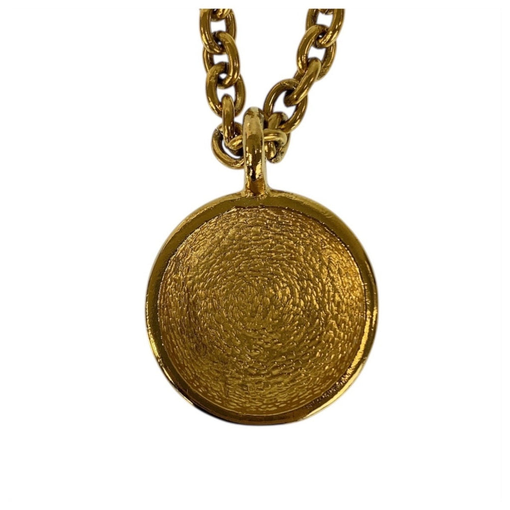 CC Logo Pendant Necklace Metal
