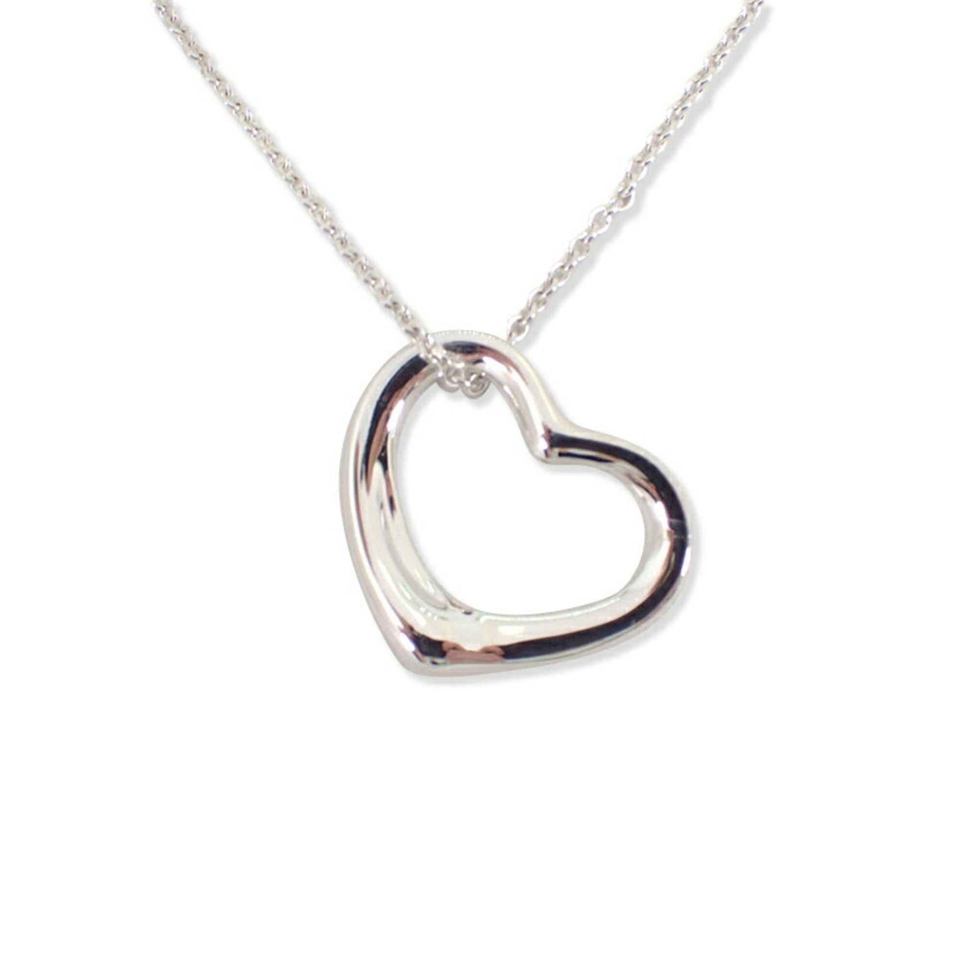 Heart Pendant Necklace Sterling Silver