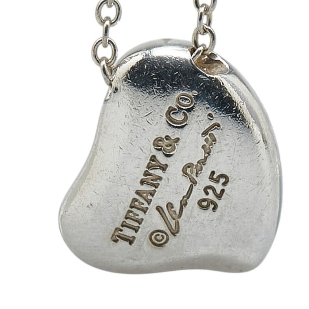 Full Heart Pendant Necklace Sterling Silver