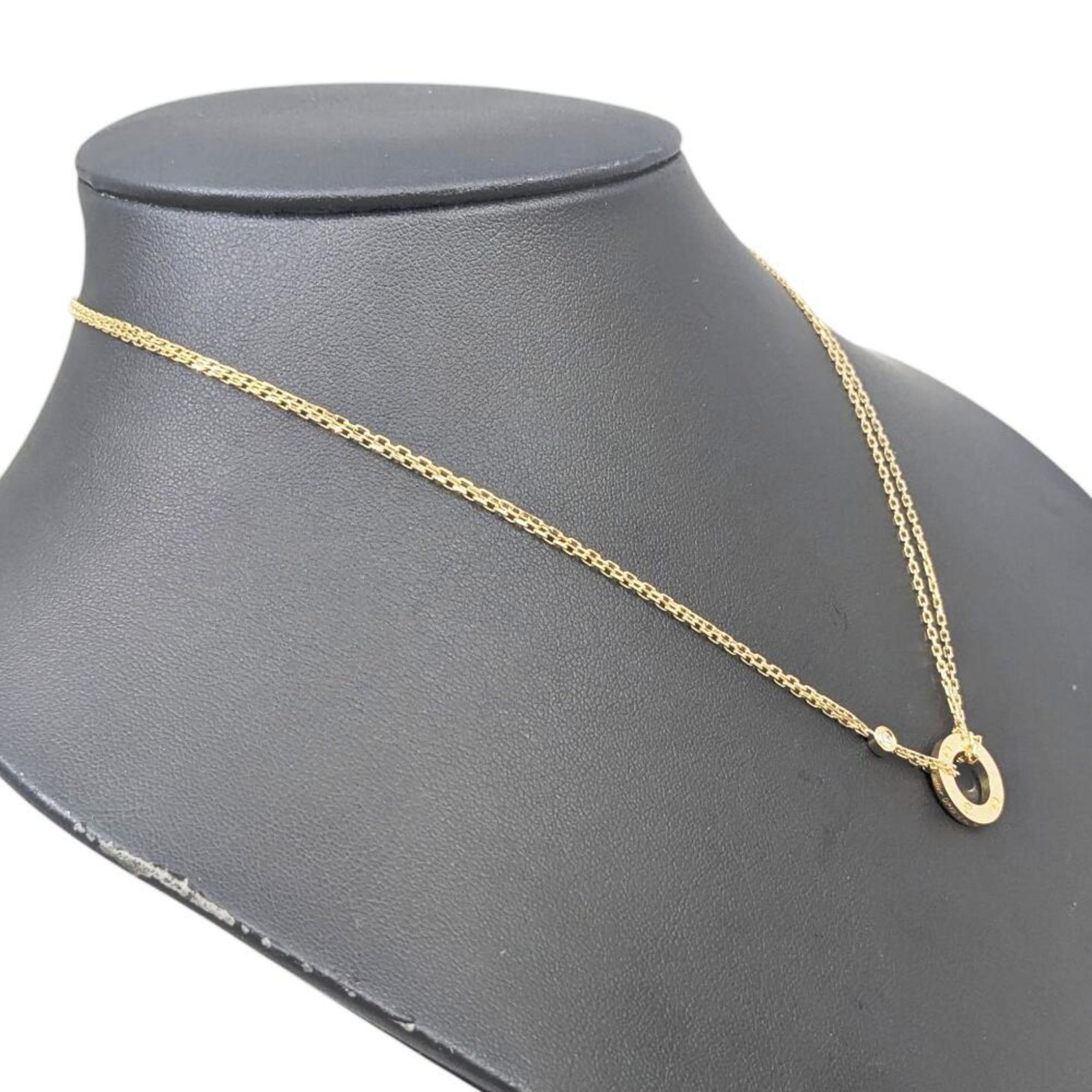 Love Pendant Necklace 18K Yellow Gold with Diamond