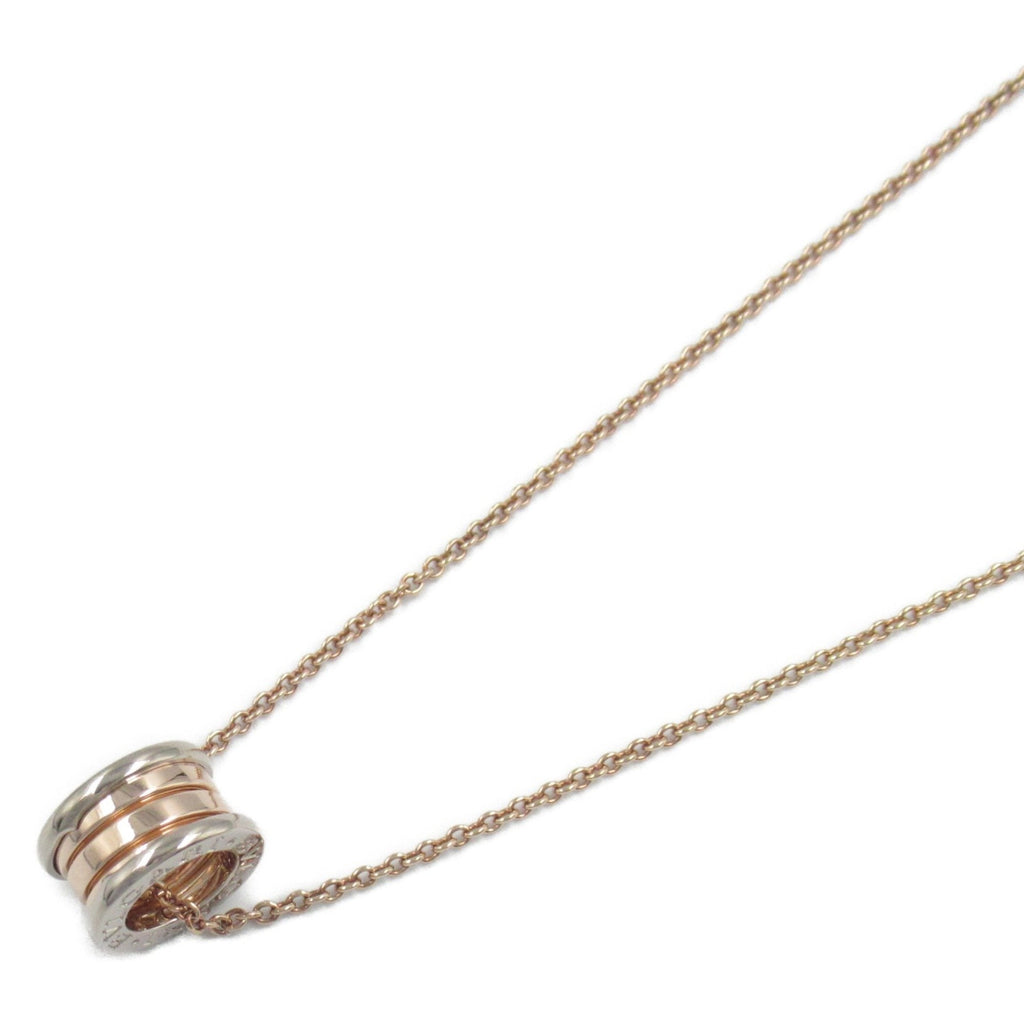 B.Zero1 Pendant Necklace 18K Rose Gold and 18K White Gold