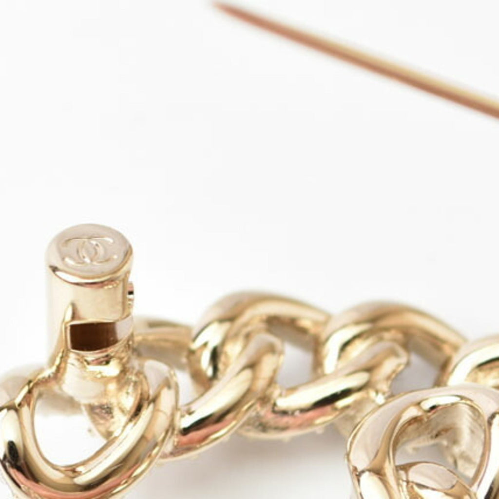 CC Logo Brooch Metal