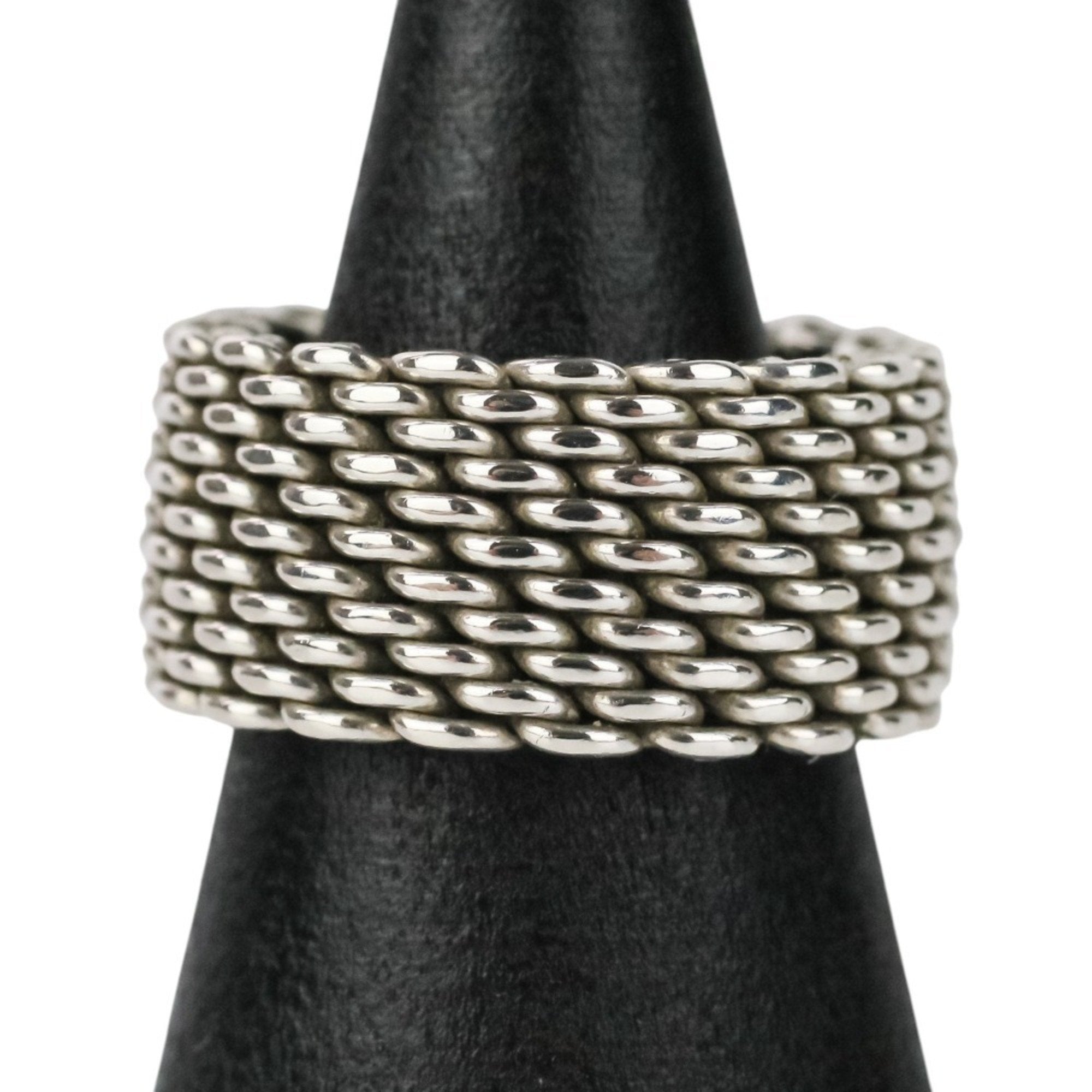Somerset Mesh Ring Sterling Silver