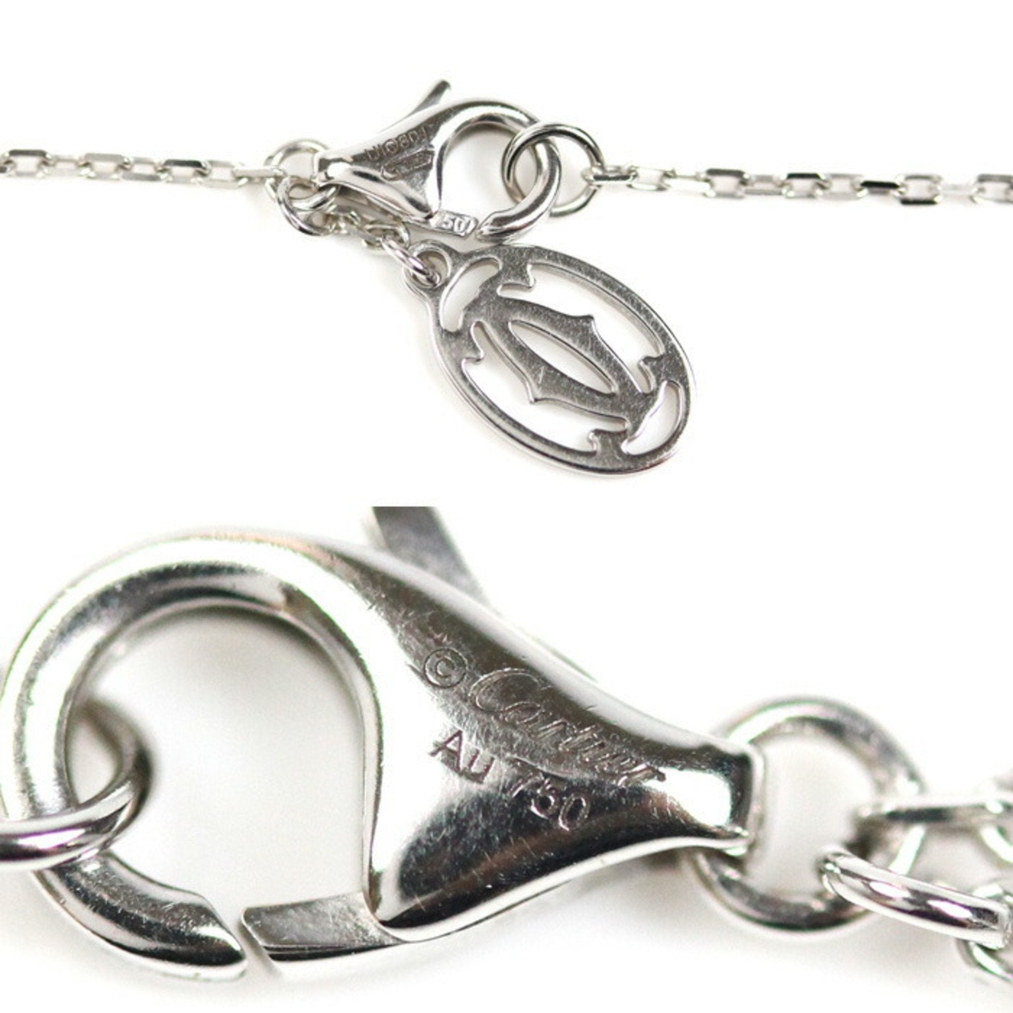 Pendant Necklace 18K White Gold