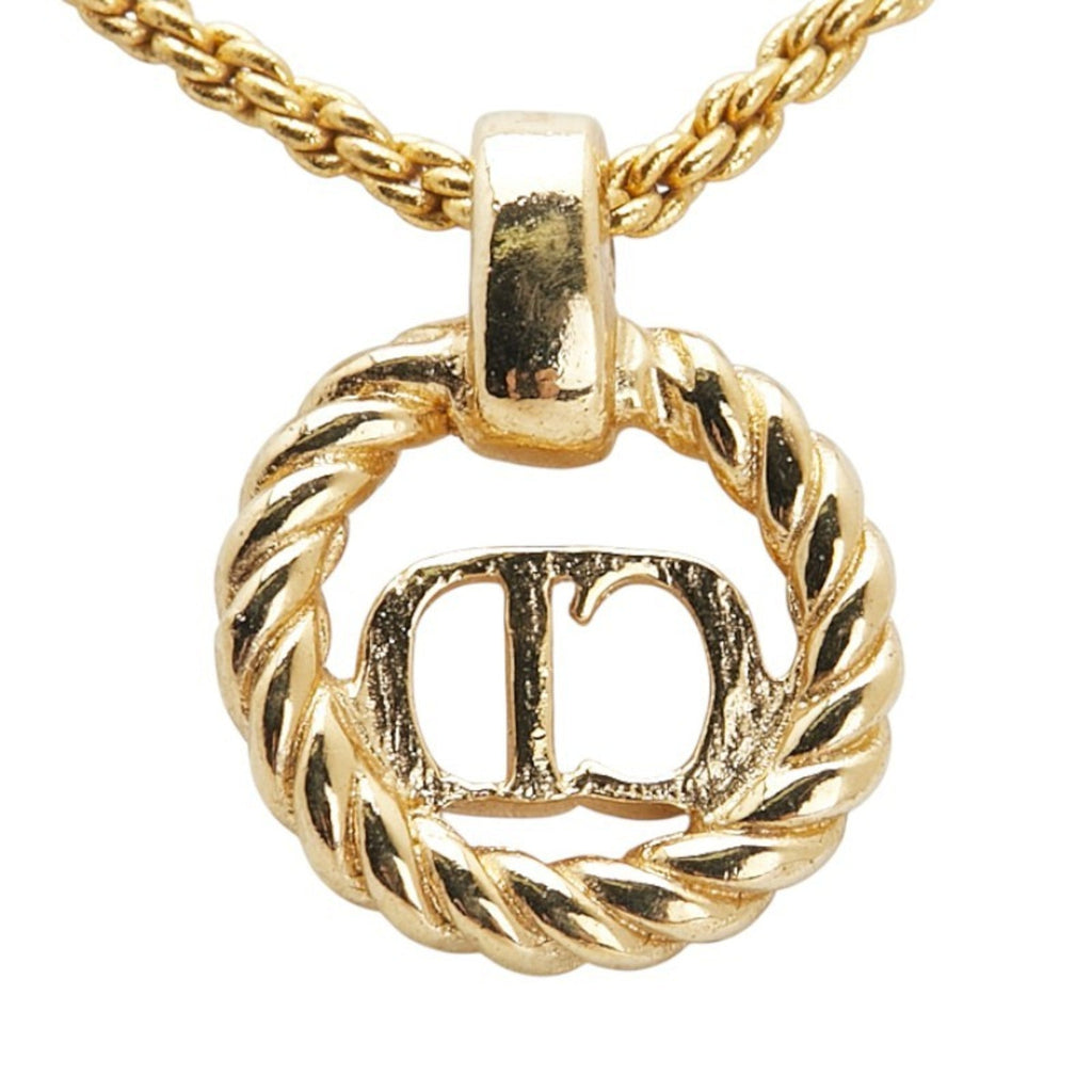 CD Pendant Necklace Gold