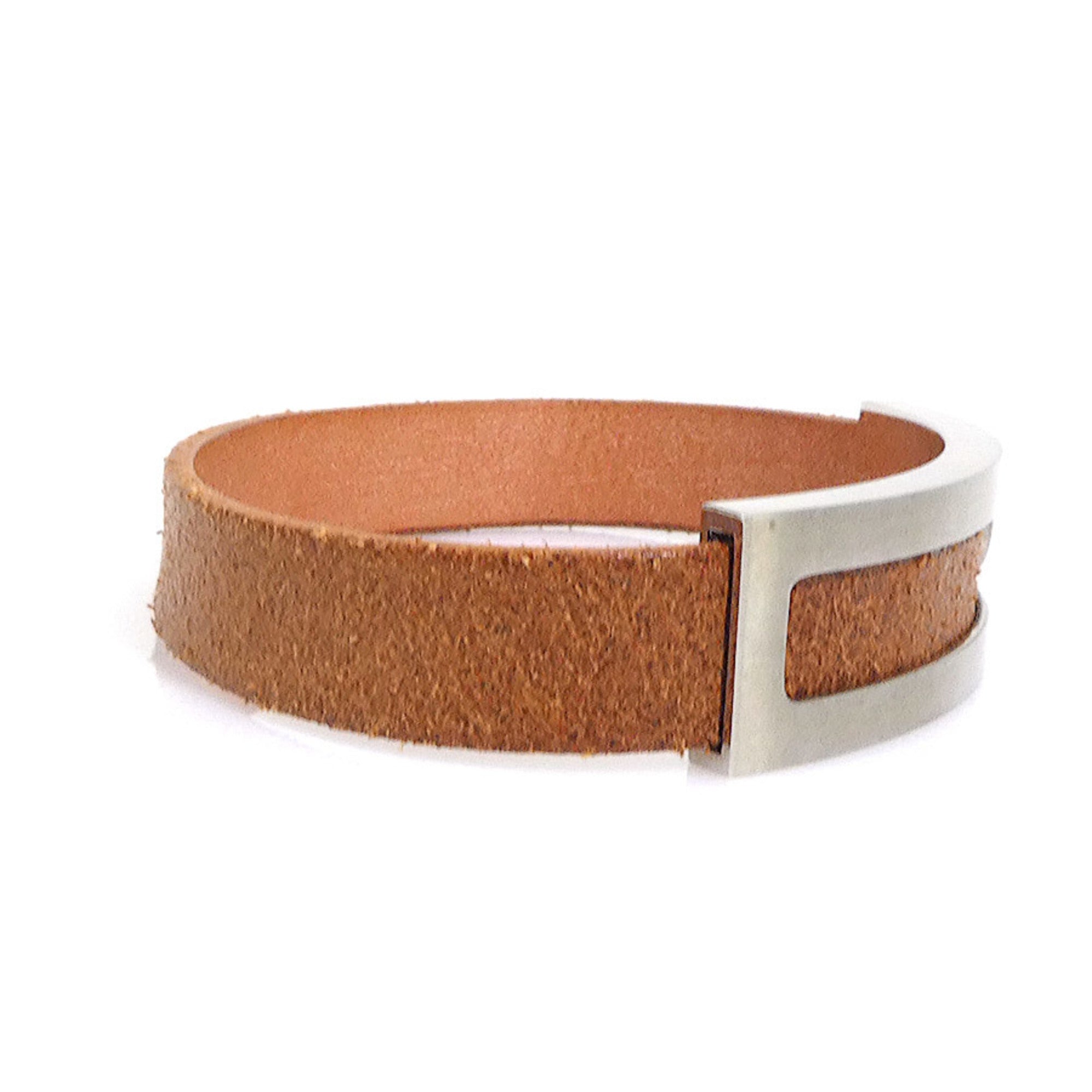 Bracelet Leather and Metal