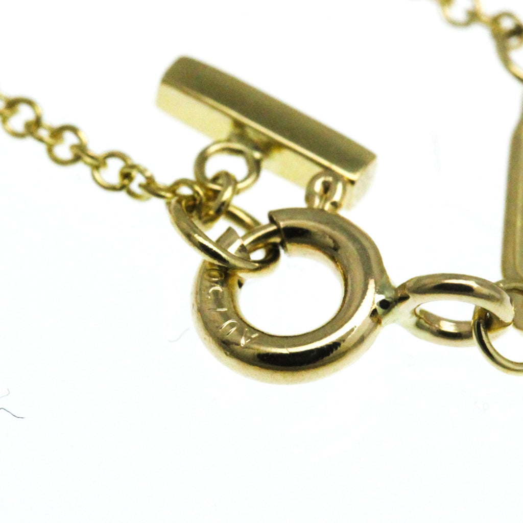 T Smile Pendant Necklace 18K Yellow Gold