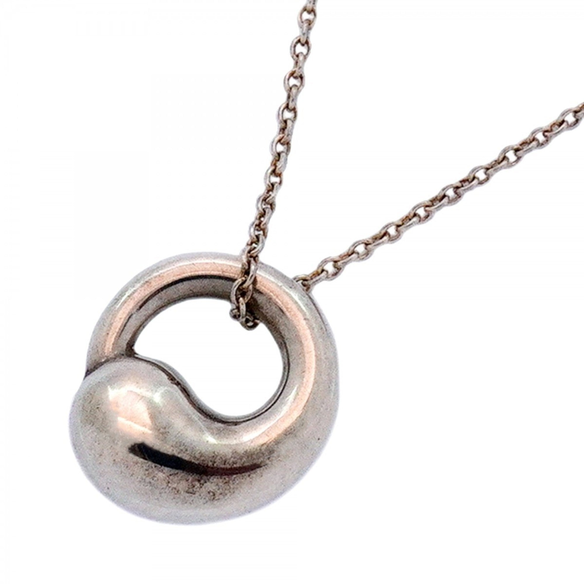 Eternal Circle Pendant Necklace Sterling Silver