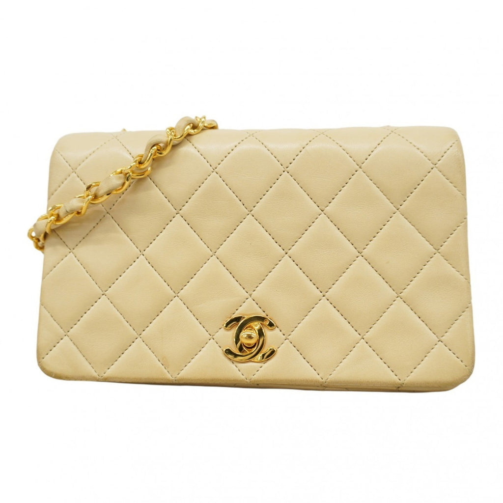 Vintage Full Flap Bag Quilted Lambskin Mini