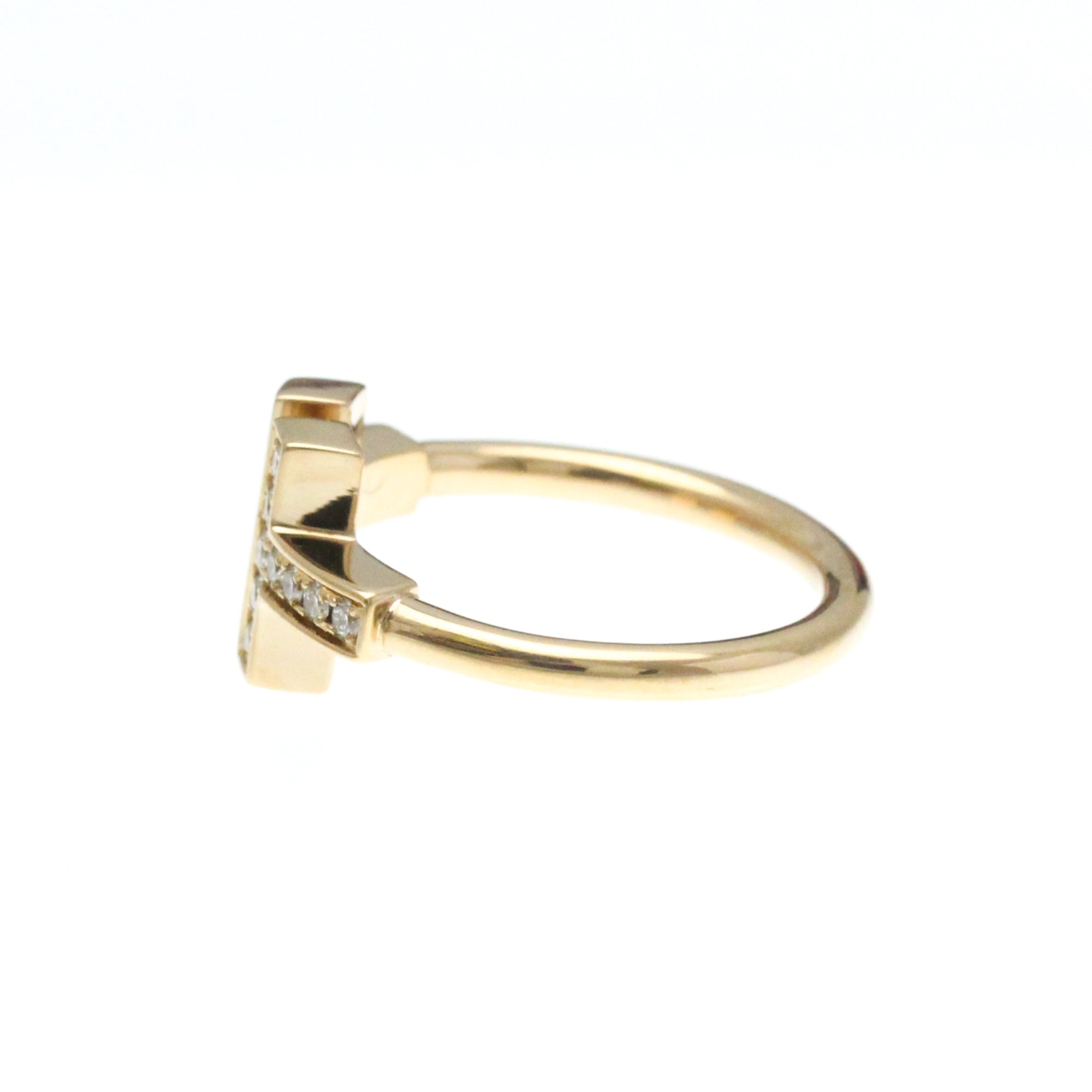 Ring 18K Rose Gold with Diamond and Shell