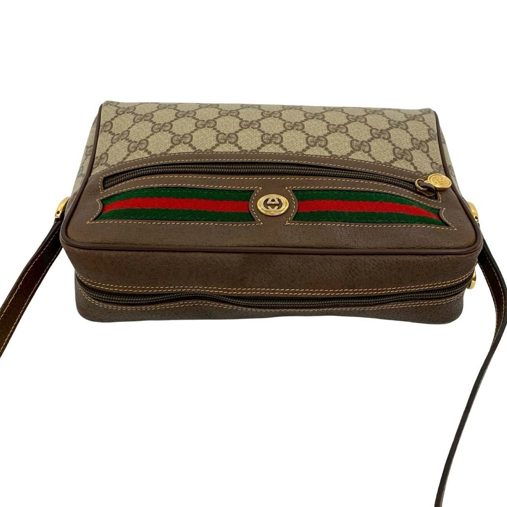 Ophidia Shoulder Bag GG Coated Canvas Small