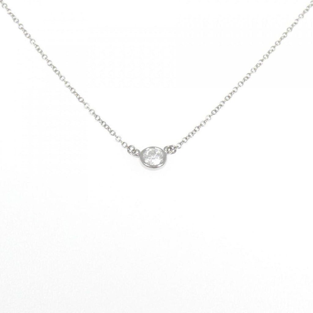 Elsa Peretti Diamonds By The Yard Pendant Necklace Platinum and Diamond 0.20-0.29CT
