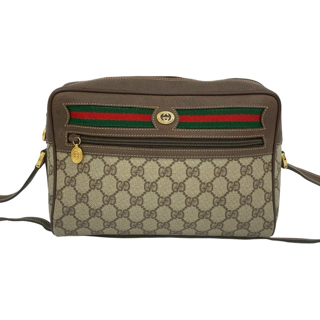 Ophidia Shoulder Bag GG Coated Canvas Small