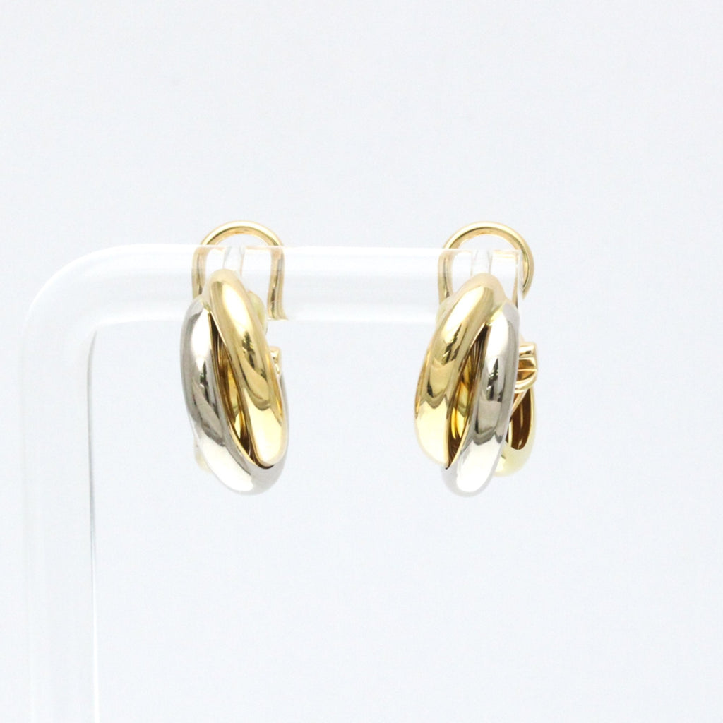 Trinity Earrings 18K Tricolor Gold