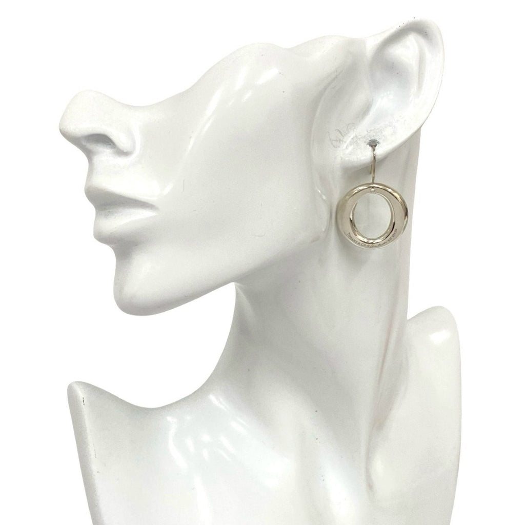 Elsa Peretti Earrings Sterling Silver 24mm Sterling Silver