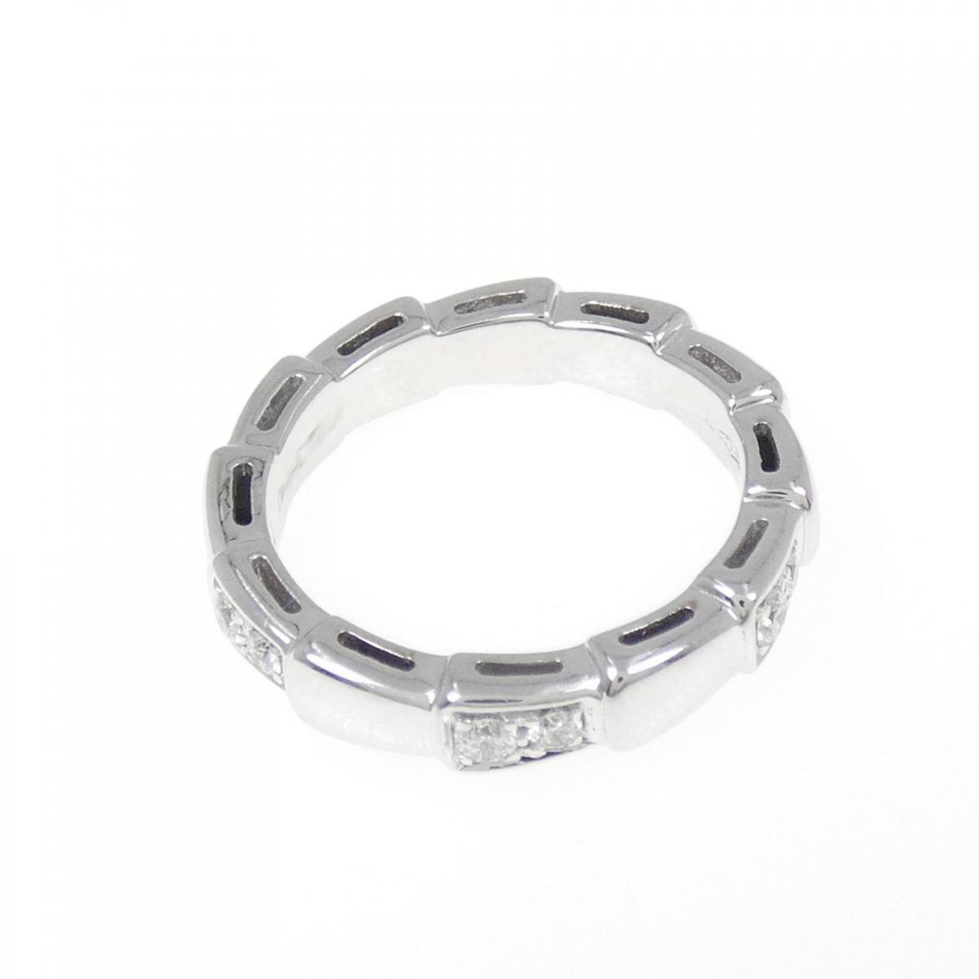 Serpenti Viper Ring 18K White Gold with Diamonds