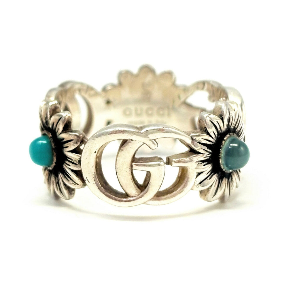 Ring Sterling Silver With Turquoise