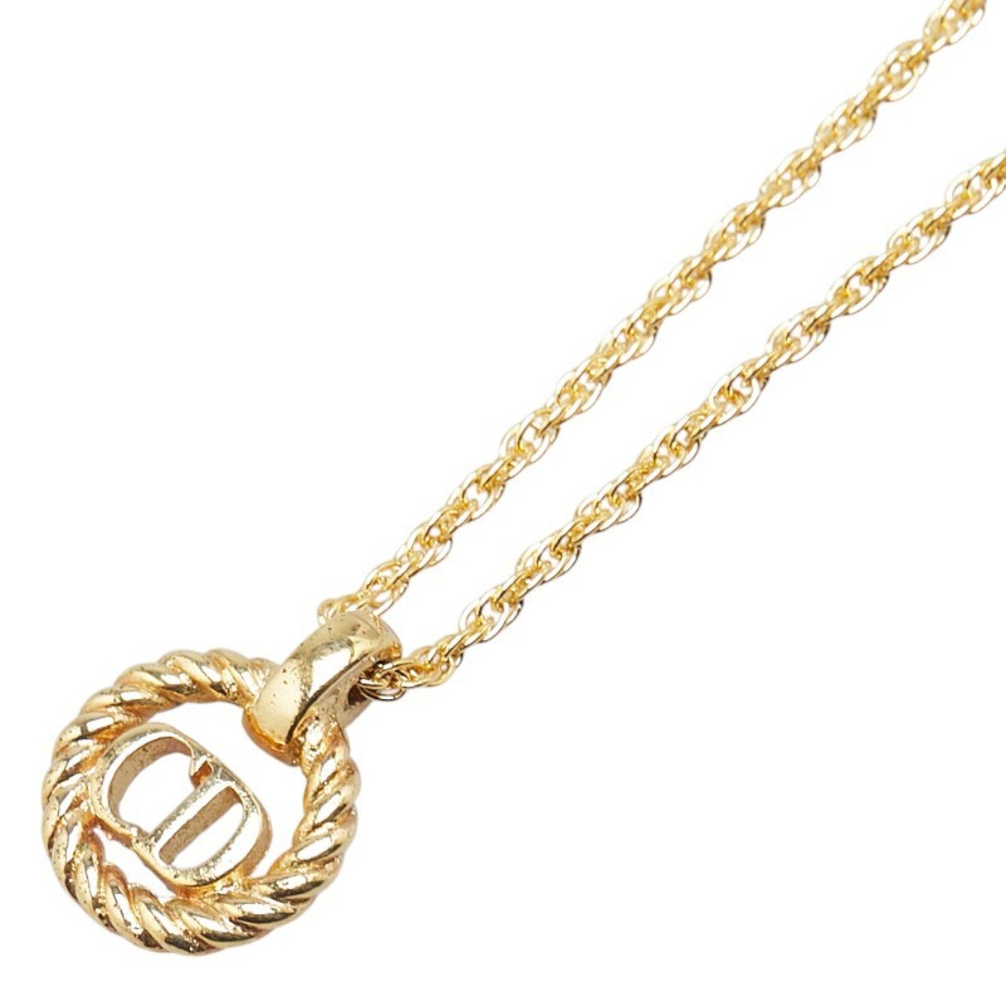 CD Pendant Necklace Gold Plated