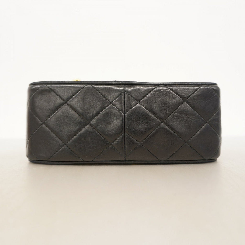 Vintage Front Pocket Camera Bag Quilted Lambskin Small