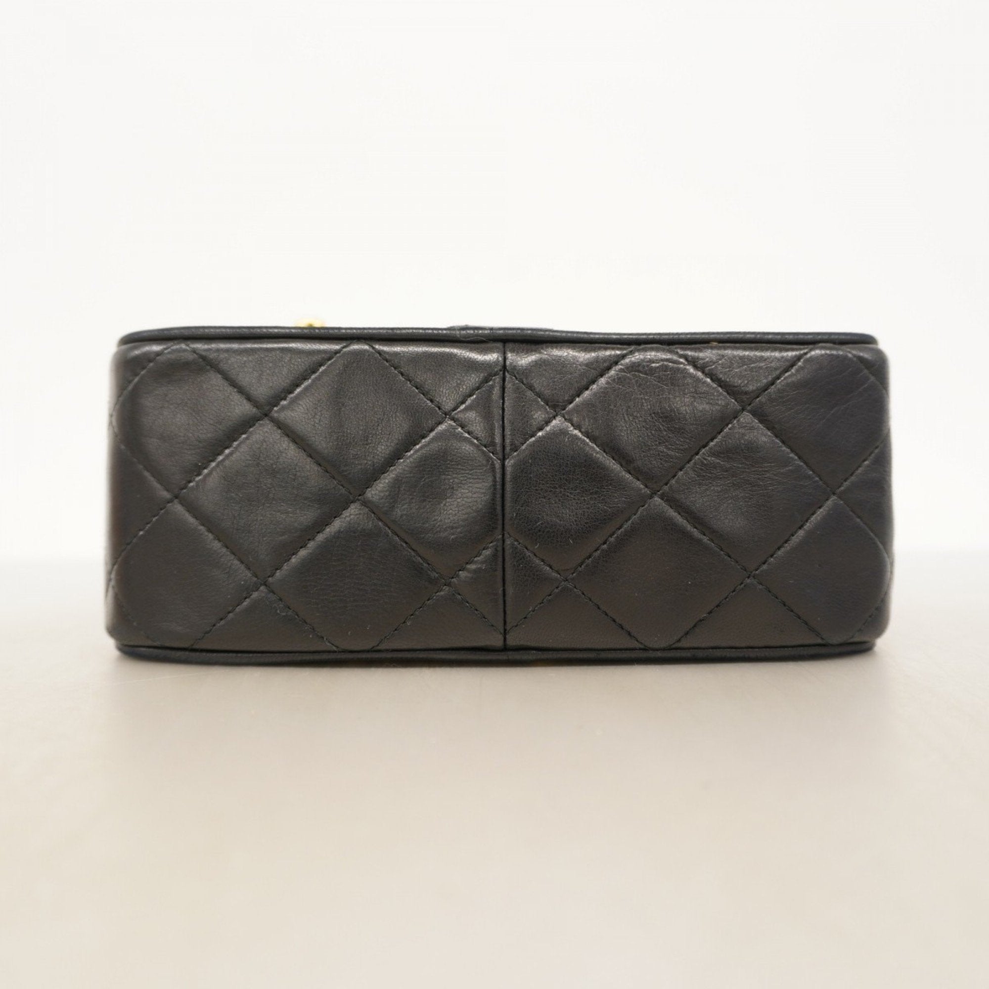 Vintage Front Pocket Camera Bag Quilted Lambskin Small