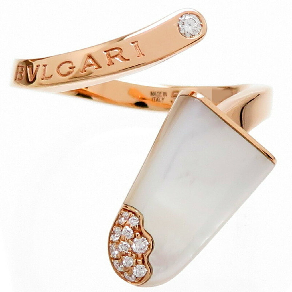 Band Ring 18K Rose Gold with Diamond