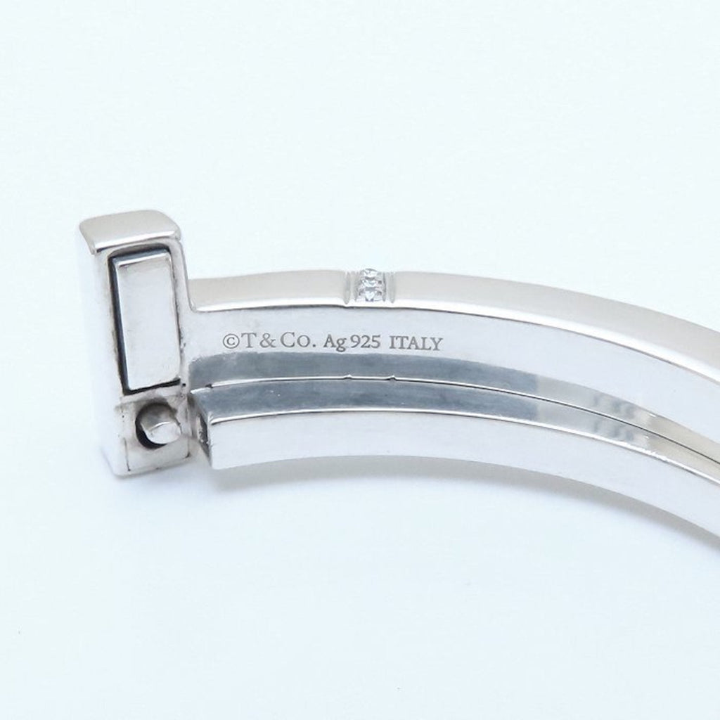 T Bracelet Sterling Silver With Diamond