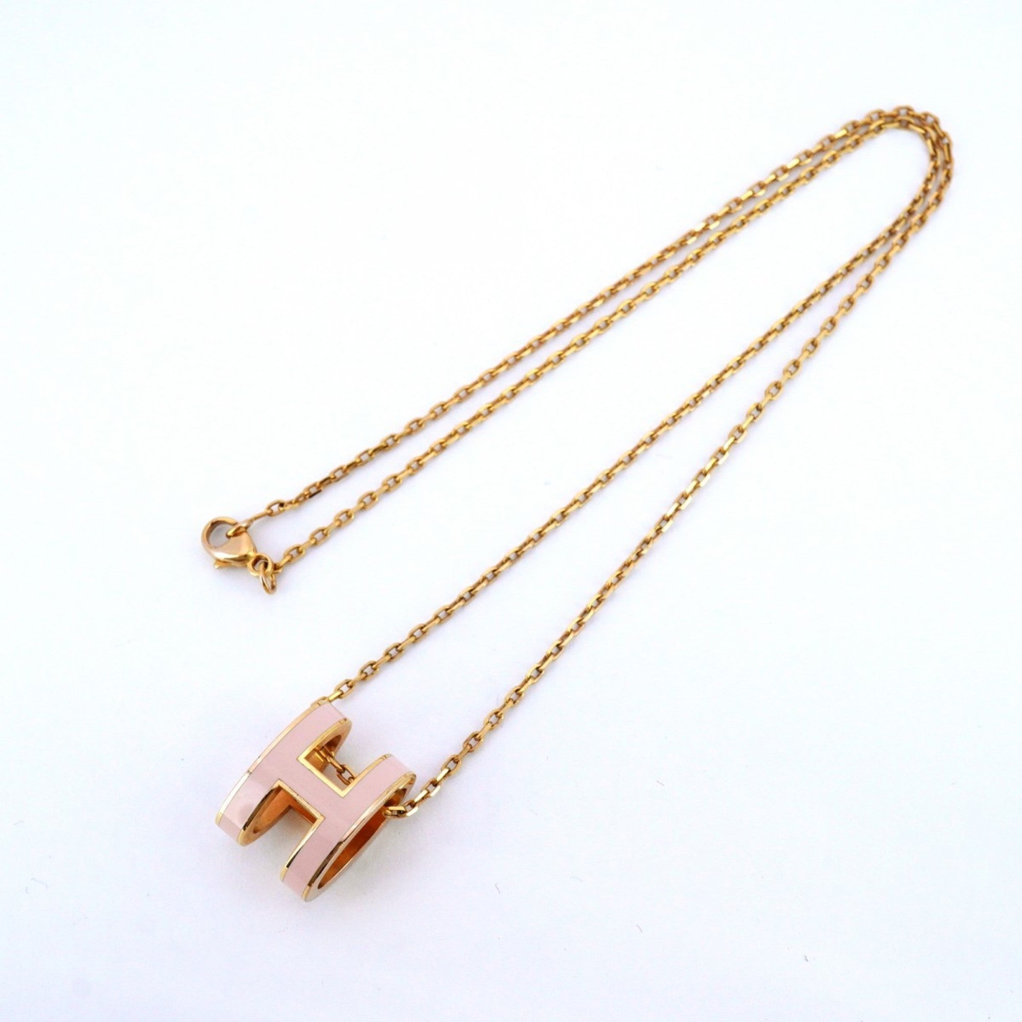 Mini Pop Ash Pendant Necklace Gold