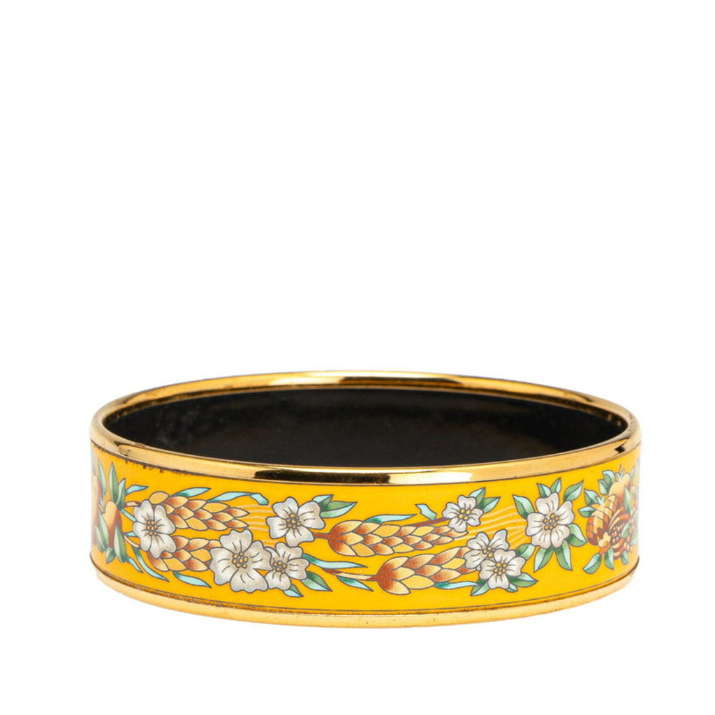 Enamel Bracelet Gold and Multi Color and Yellow